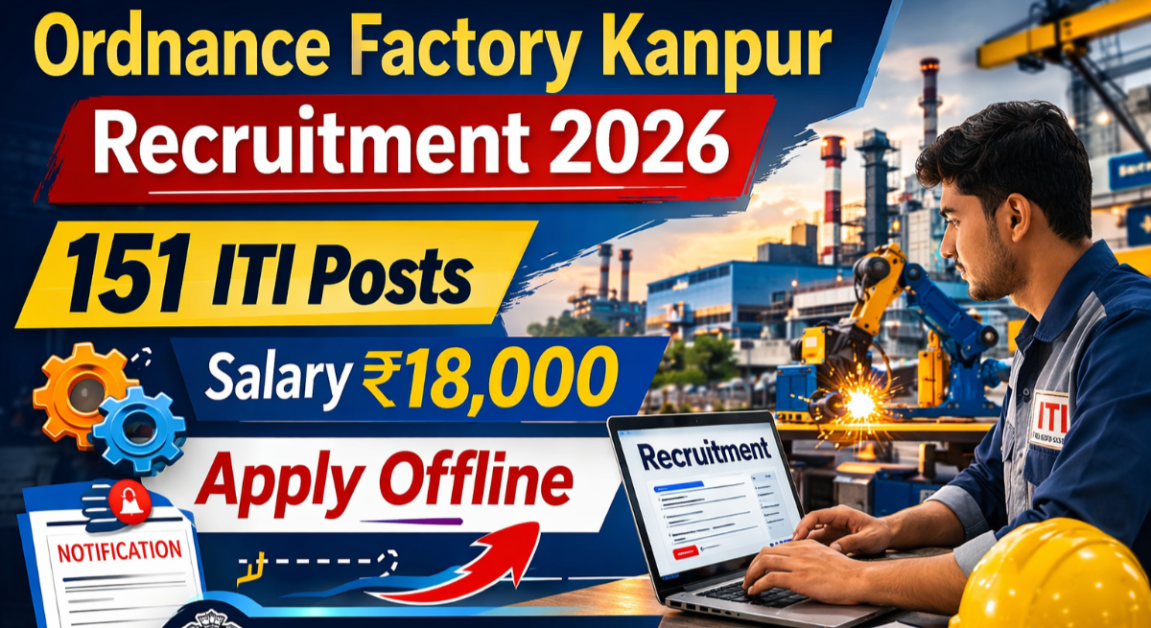 Ordnance Factory Kanpur ITI Vacancy 2026
