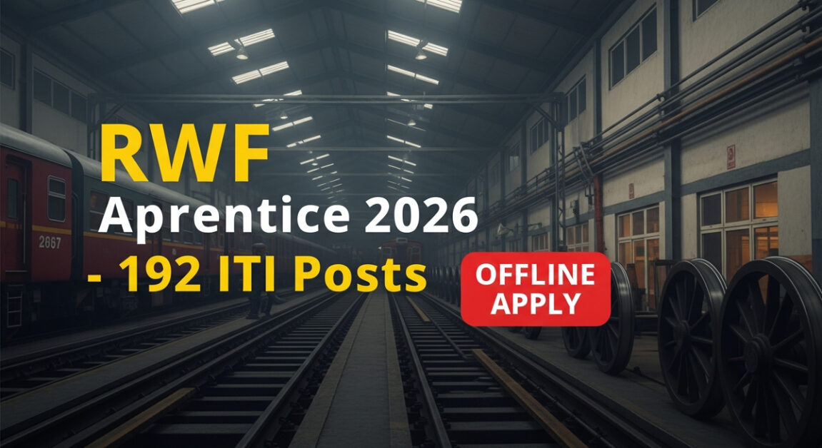 Rail Wheel Factory Apprentice Bharti 2026 - Apply Offline for 192 Posts