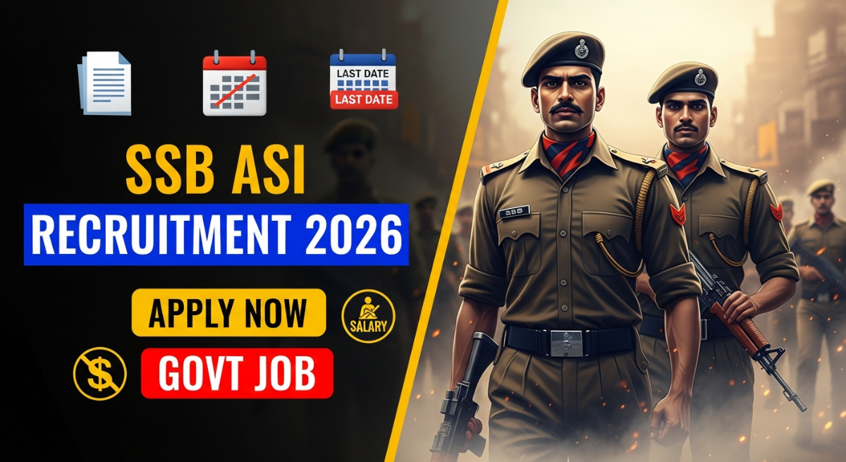SSB ASI Recruitment 2026