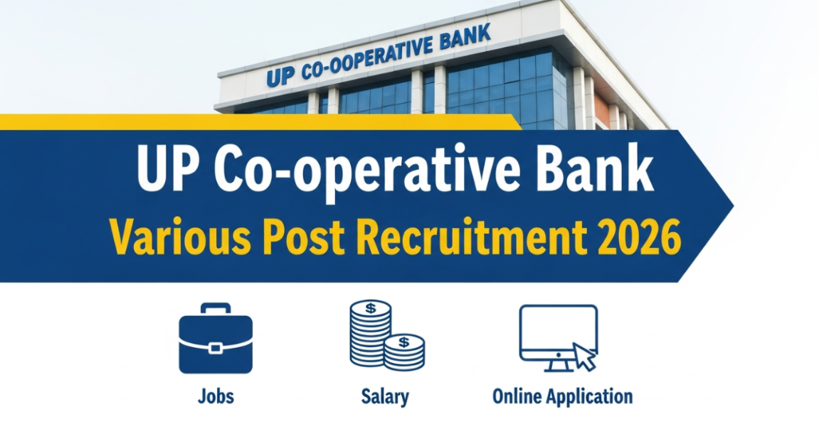 UP Co-operative Bank Recruitment 2026—Apply Online.
