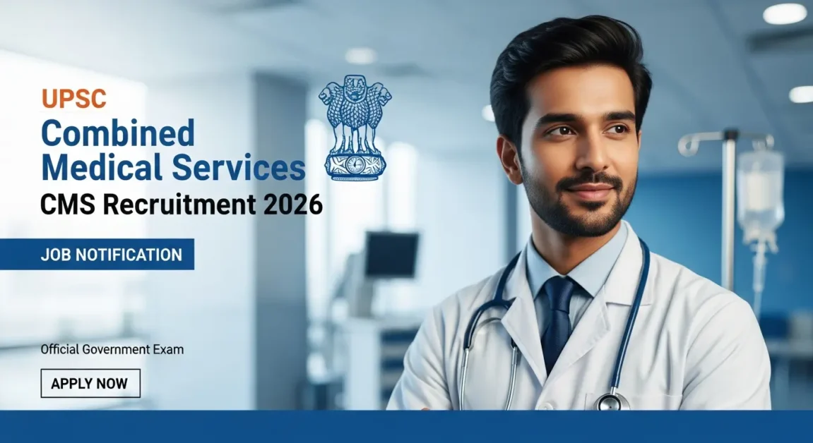UPSC CMS Recruitment 2026 Apply Online