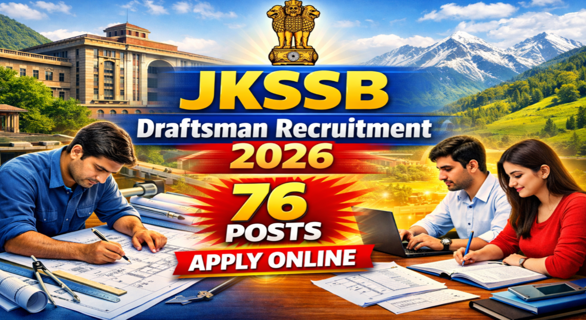 JKSSB Draftsman Recruitment 2026