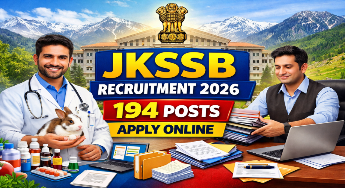 JKSSB Recruitment 2026 - Apply Online
