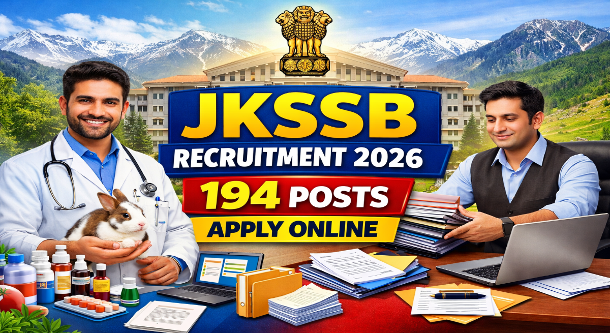 JKSSB Recruitment 2026: Apply Online