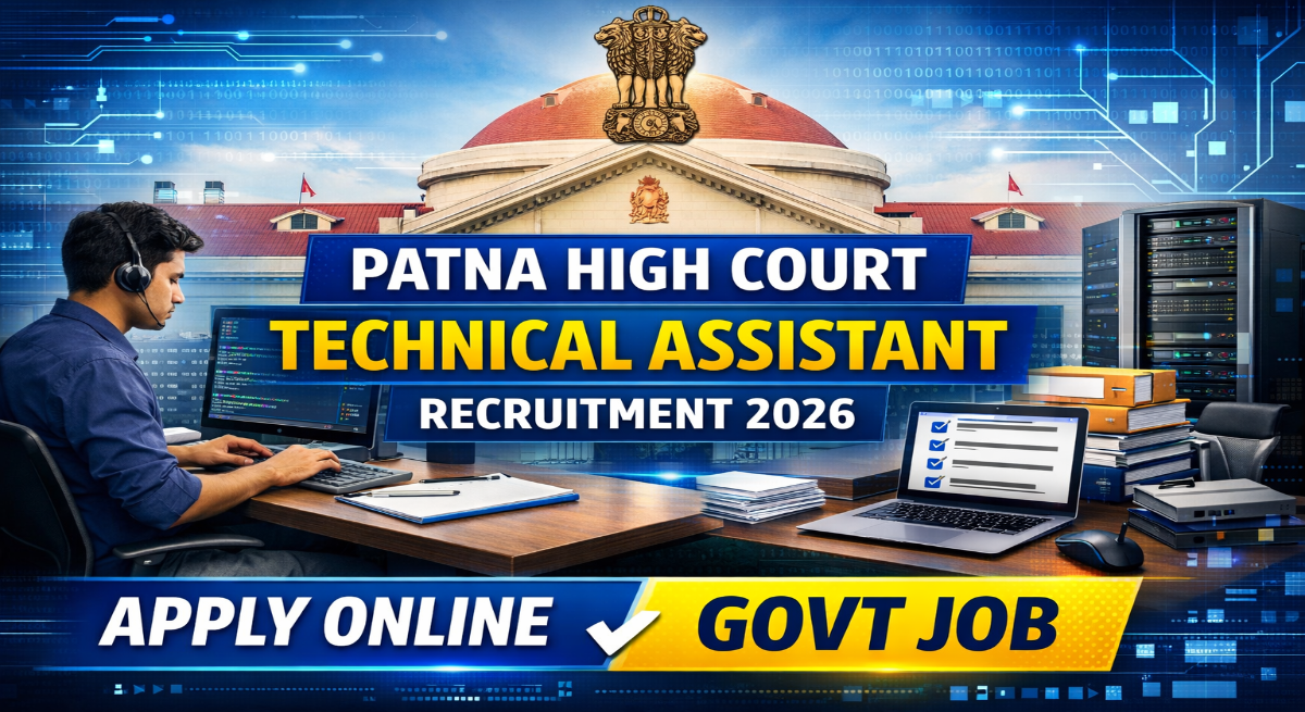 Patna High Court Technical Assistant Bharti 2026